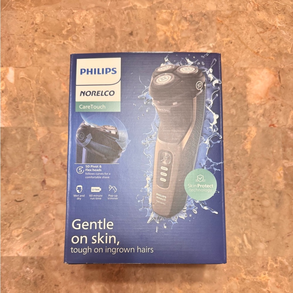 Philips Norelco CareTouch Shaver - Black and Blue